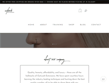 Tablet Screenshot of outlashextensions.com